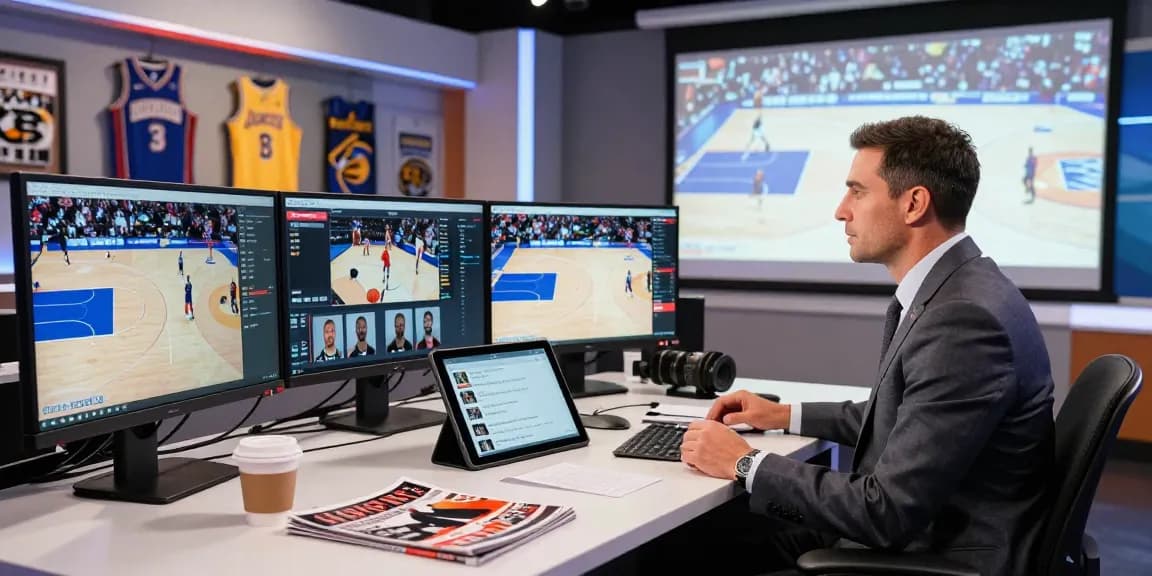 Sports analysis at https://fau88.com/ featuring expert discussing basketball statistics and highlights.