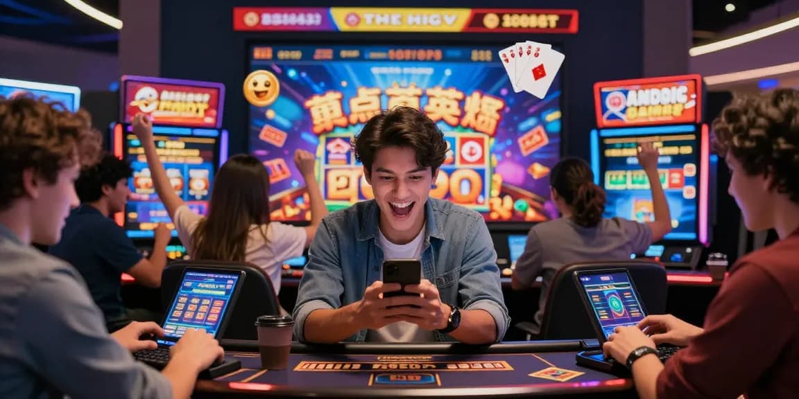 Engaged players celebrating a win on https://jumpspace.org.uk with vibrant visuals of credit card casino games and bonuses.