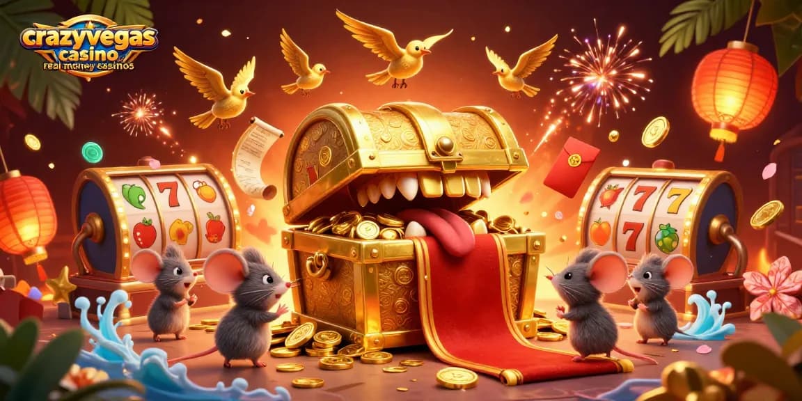 Engage with crazyvegas casino real money casinos through vibrant slot action and festive elements.