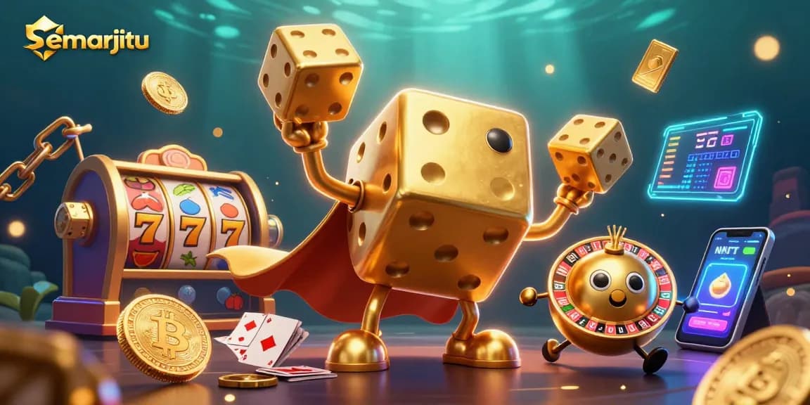 Memenangkan permainan di semarjitu dengan golem dadu emas dan elemen kasino menarik lainnya