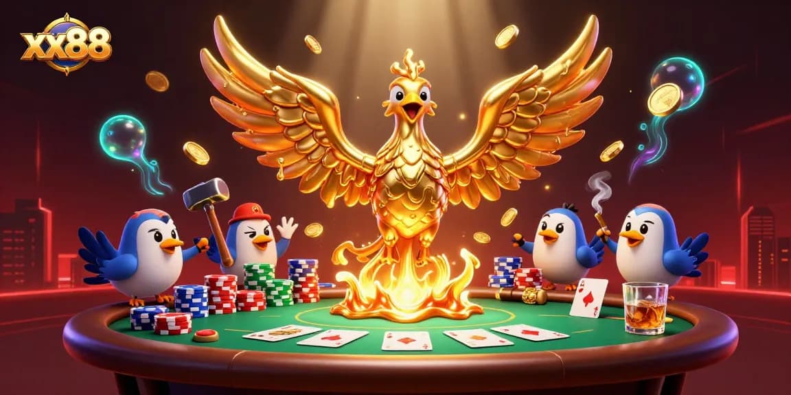 Experience exciting gameplay at xx88, where golden phoenix rewards meet thrilling poker action.