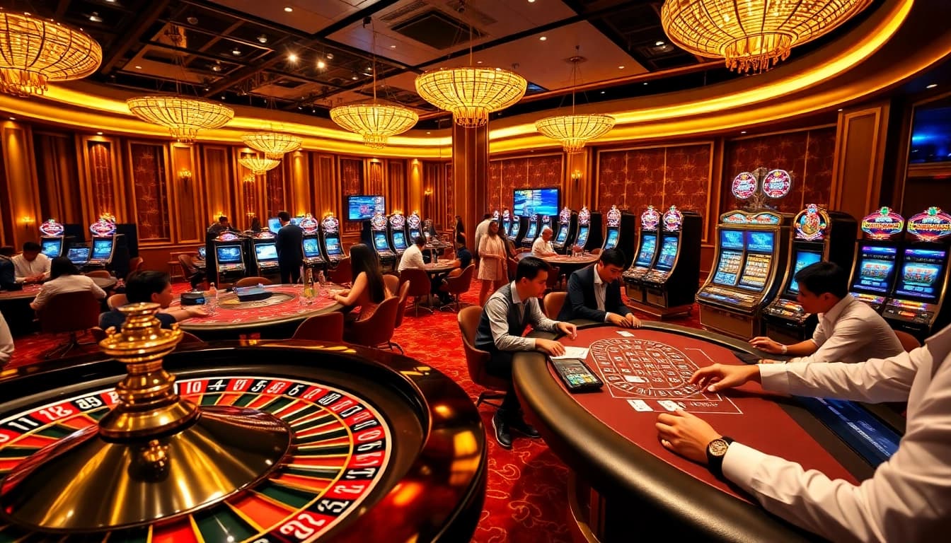 Experience the excitement of RR88 at a high-stakes poker table filled with dedicated players.