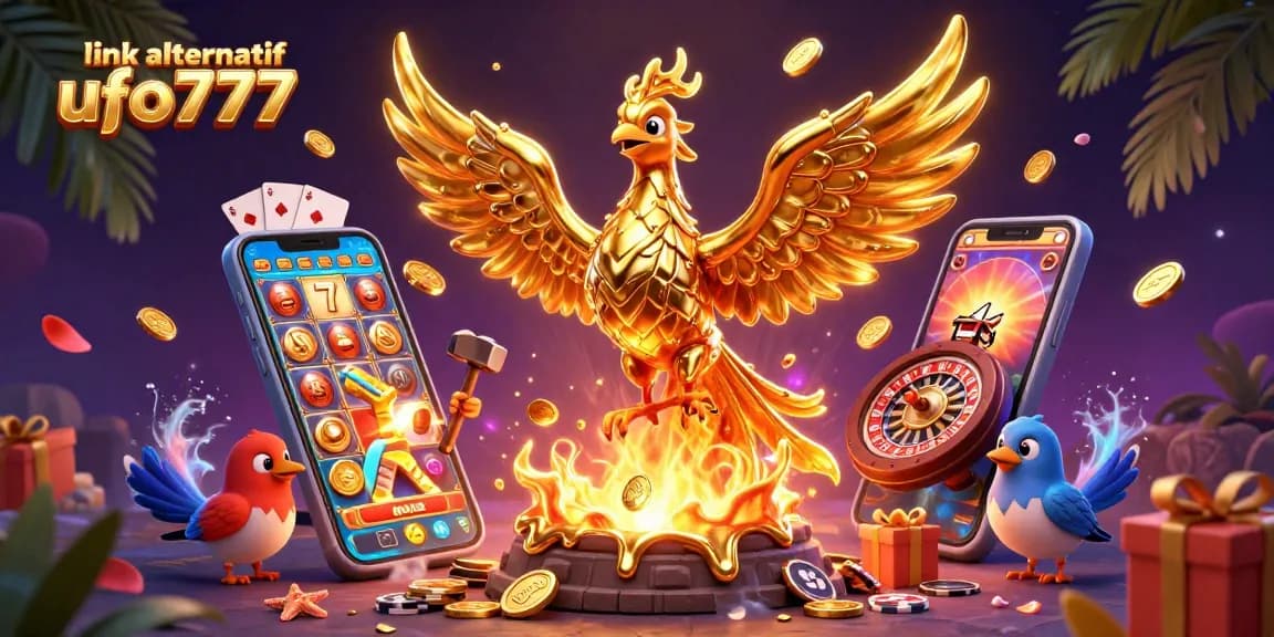 Engage with link alternatif ufo777’s vibrant casino experience, featuring a stunning molten phoenix and dynamic slot action.