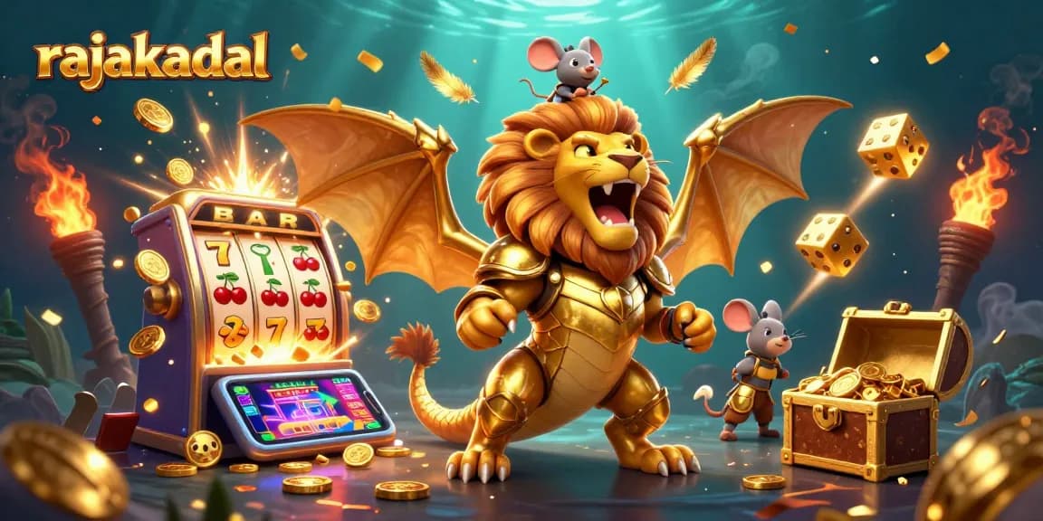 Permainan slot rajakadal menampilkan chimera 3D yang bertenaga dengan pengalaman jackpot luar biasa dan efek cahaya memukau.