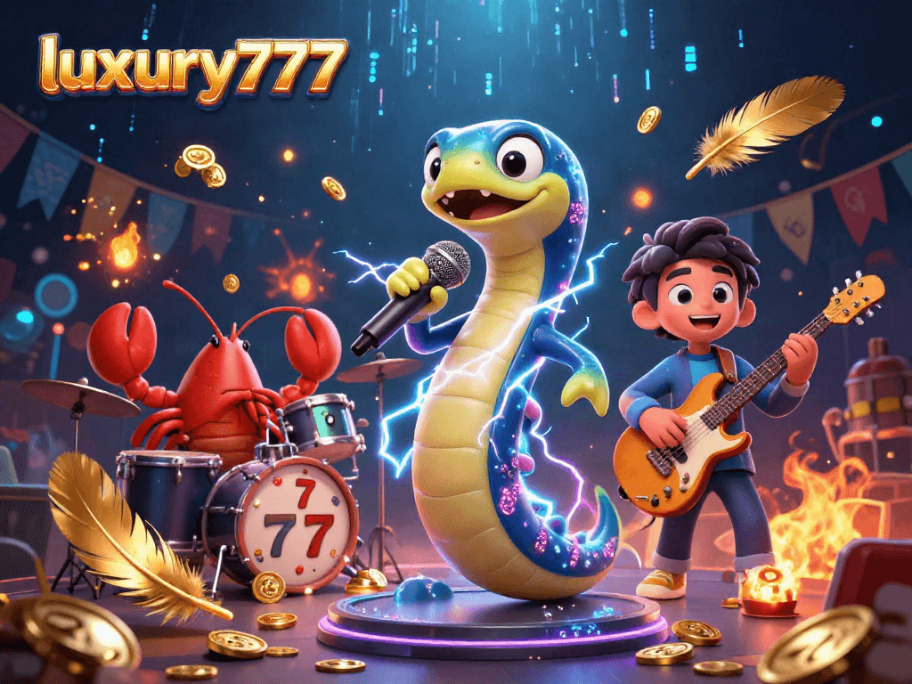 Luxury777 menghadirkan pengalaman bermain slot dengan deposit emas dan petasan, dalam sebuah kasino bawah laut.