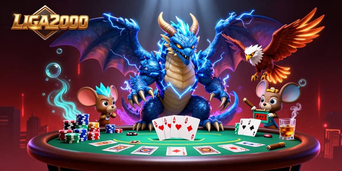 Rasakan aksi mendebarkan di LIGA2000 saat bermain poker dengan elemen fantasi yang dinamis!