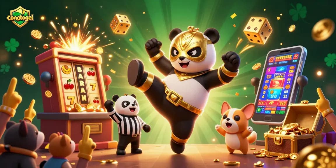 Play and win with congtogel in a vibrant casino scene filled with excitement.
