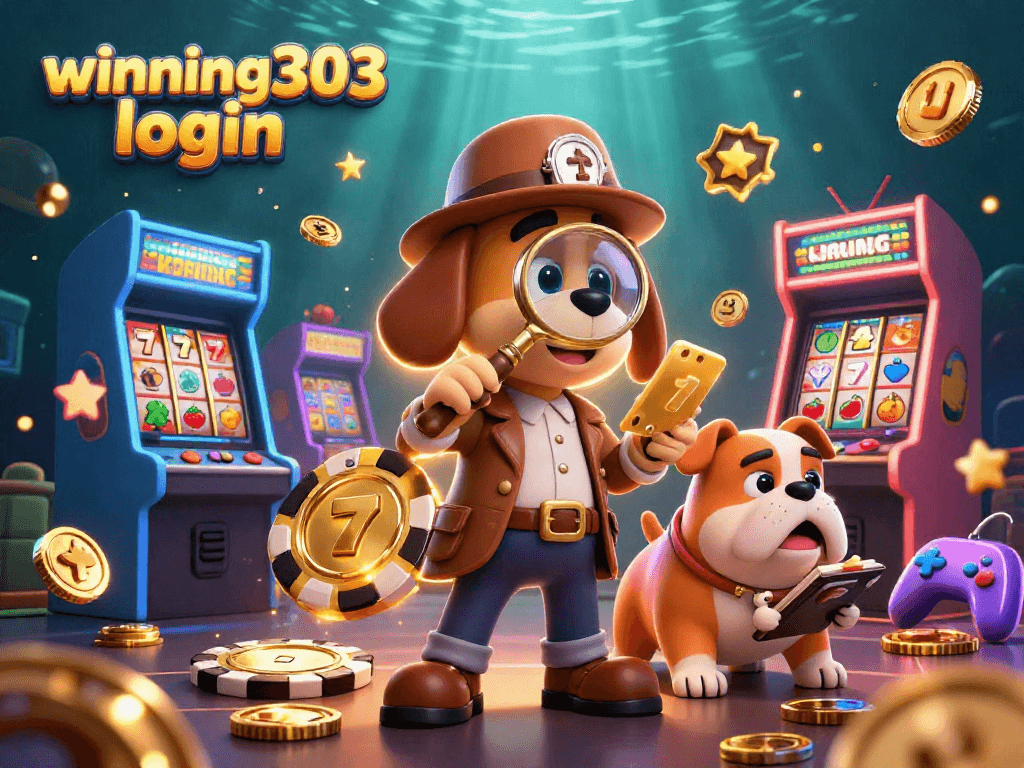 Engage with winning303 login to discover thrilling slot machines in a vibrant casino scene.
