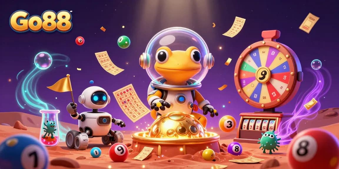 Experience thrilling gaming adventures at Go88 with a vibrant celebratory atmosphere