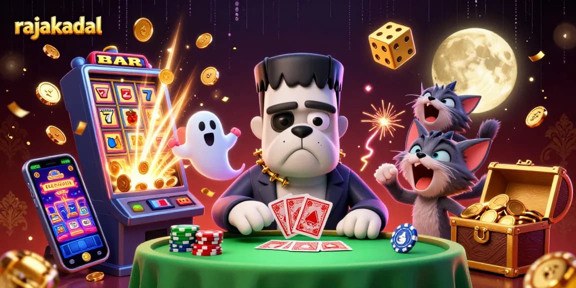 Rajakadal menghadirkan pengalaman bermain dengan karakter menakjubkan dan mesin slot yang menyala.