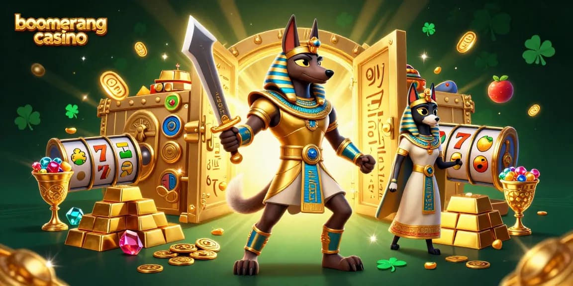 Uživajte v igrah boomerang casino z živahnimi simboli igralnih avtomatov in bogatimi elementi.