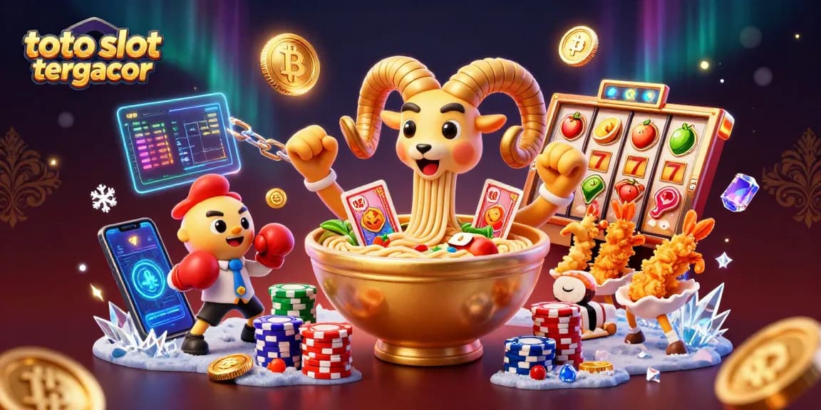 Experience exciting gameplay with the vibrant toto slot tergacor scene showcasing animated casino elements