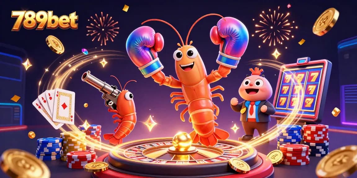 Experience exhilarating wins with 789bet while surrounded by dazzling casino action and playful characters.