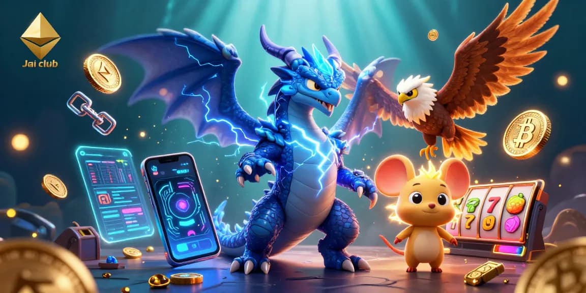 Engage in thrilling gameplay with Jai club featuring dynamic slot elements and vibrant characters.