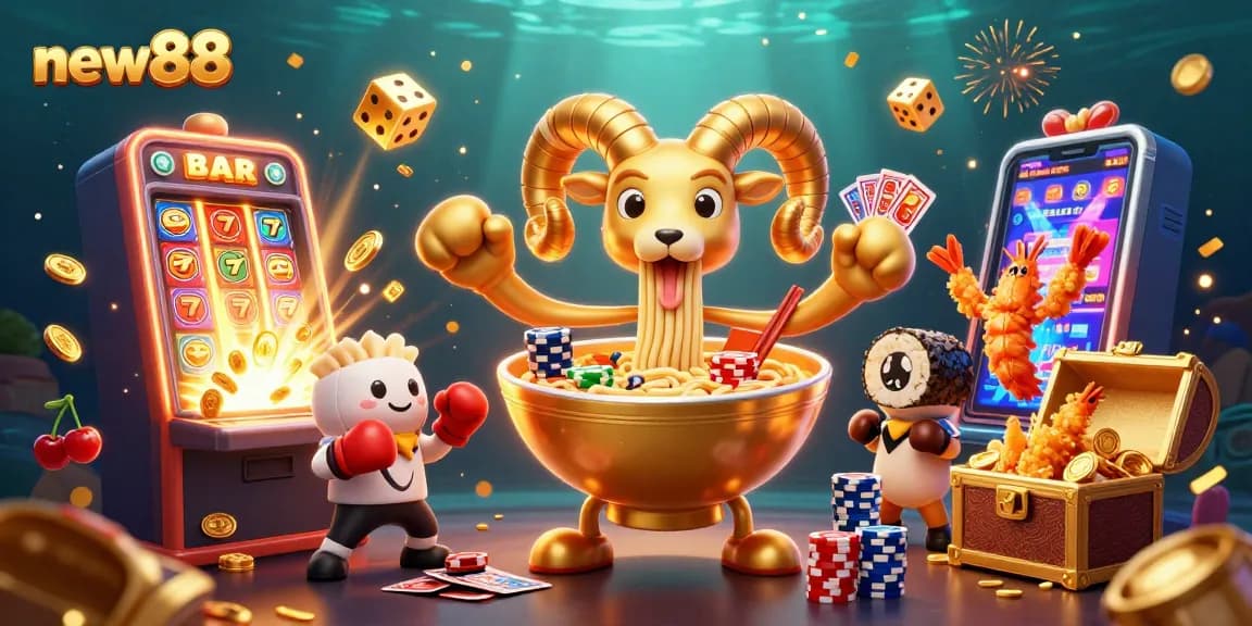 Experience thrilling wins at new88 with vibrant slot machines and engaging game characters.