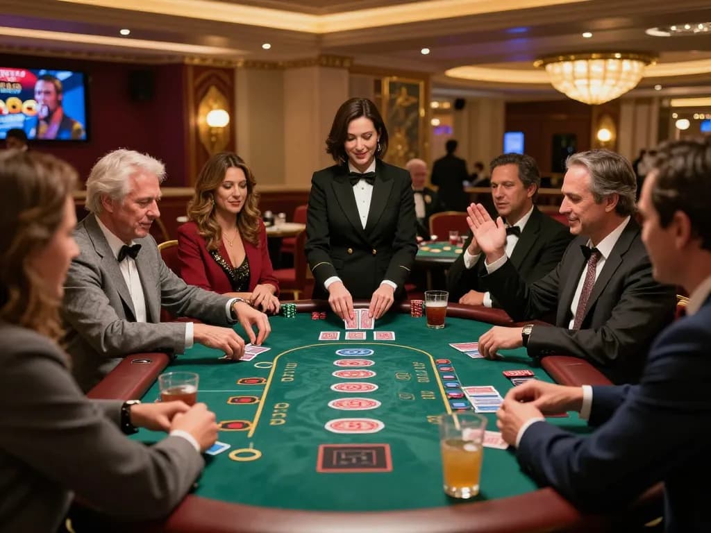 Pemain merasakan kegembiraan blackjack di kasino mewah Las Vegas, yang ditampilkan di doubstourismeleblogpro untuk pengalaman berjudi terbaik