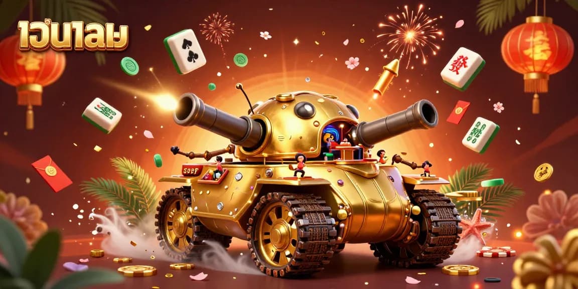 Engage with เว็บบอล action featuring a dynamic casino scene with golden elements and vibrant atmosphere.