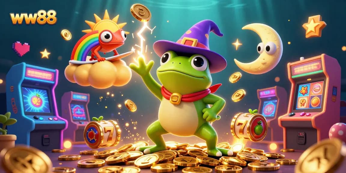 Experience winning moments with ww88 and vibrant slot symbols in an electrifying casino adventure.