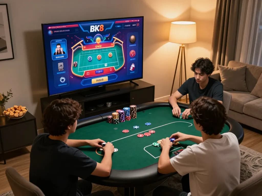 Join the excitement at BK8 while playing poker online with friends at home.