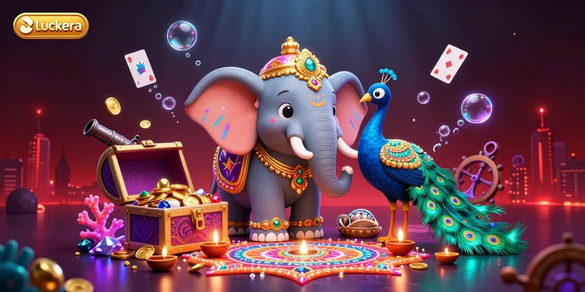 Luckera illuminates the gaming scene with a vibrant jackpot theme and joyful characters for players.