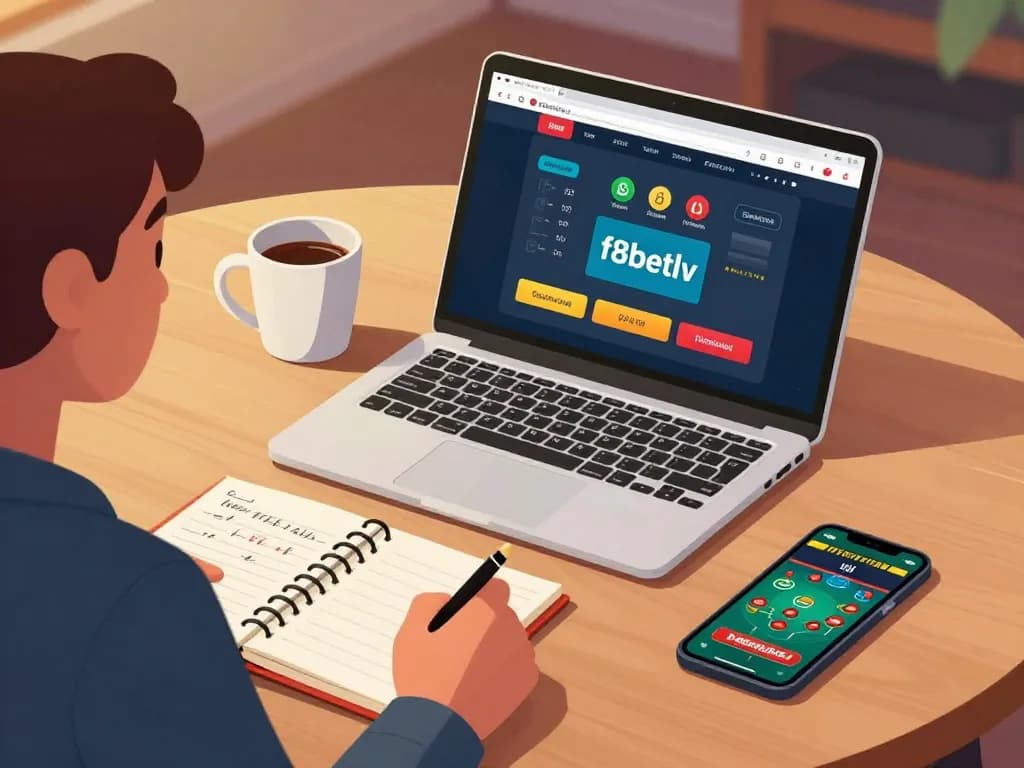 Player analyzing strategies on f8betlv while enjoying engaging online gambling experience.