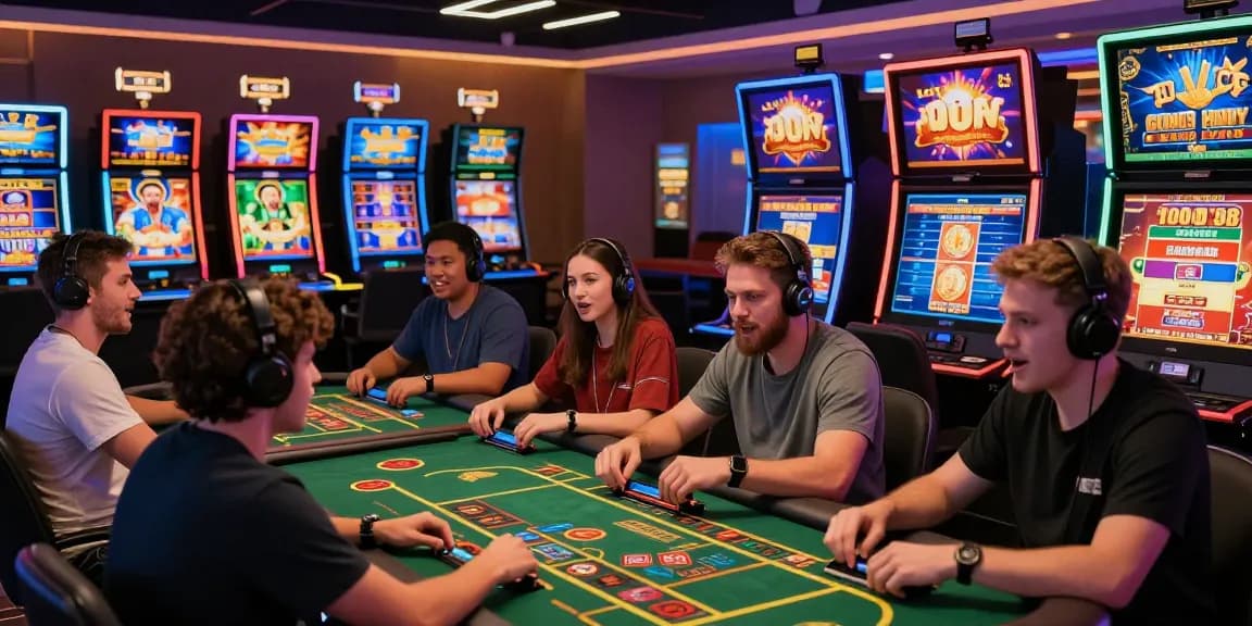 Players enjoying engaging games on OPEN88.COM with vibrant graphics and rewarding promotions, highlighting the excitement of online gaming.