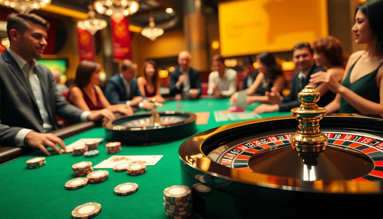 Erleben Sie Spannung und Vielfalt beim casino spielen online mit Roulette und Spielkarten.