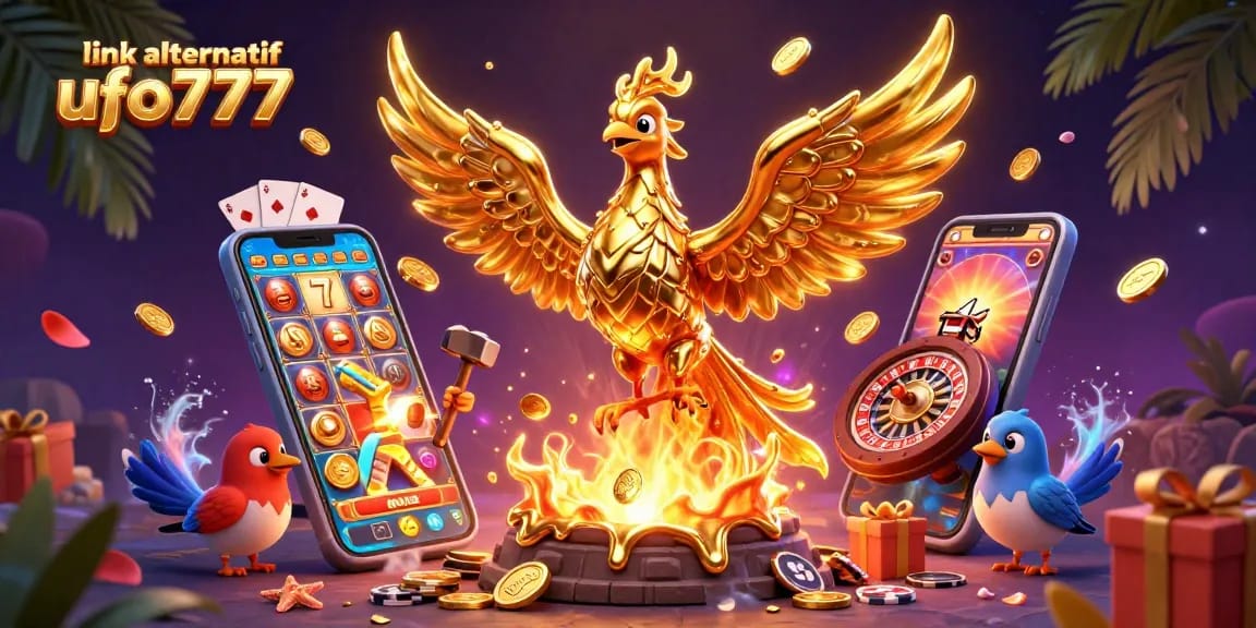 Engage with link alternatif ufo777’s vibrant casino experience, featuring a stunning molten phoenix and dynamic slot action.