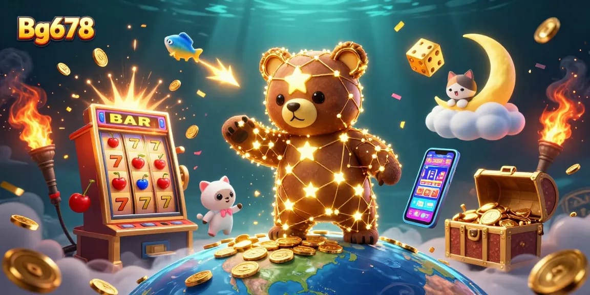 Engage with Bg678's thrilling jackpot experience through captivating casino visuals