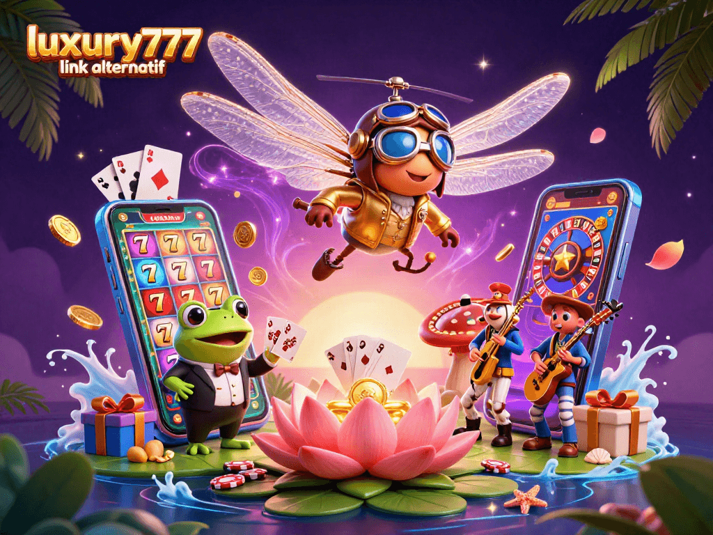 luxury777 link alternatif mempersembahkan kasino elektronik yang penuh warna dengan mesin slot.