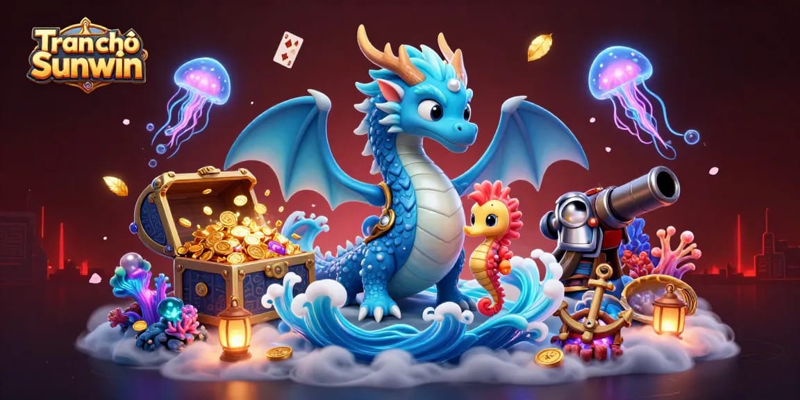 Players immerse in Tran chủ Sunwin's ocean-themed casino fun, embracing thrilling game elements.