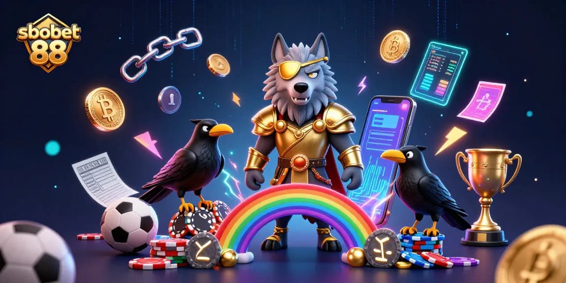Experience sbobet 88 with thrilling sports betting action featuring unique characters.