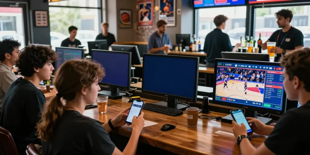 Exciting sports betting environment highlighting licensed bookmakers Lithuania ranking