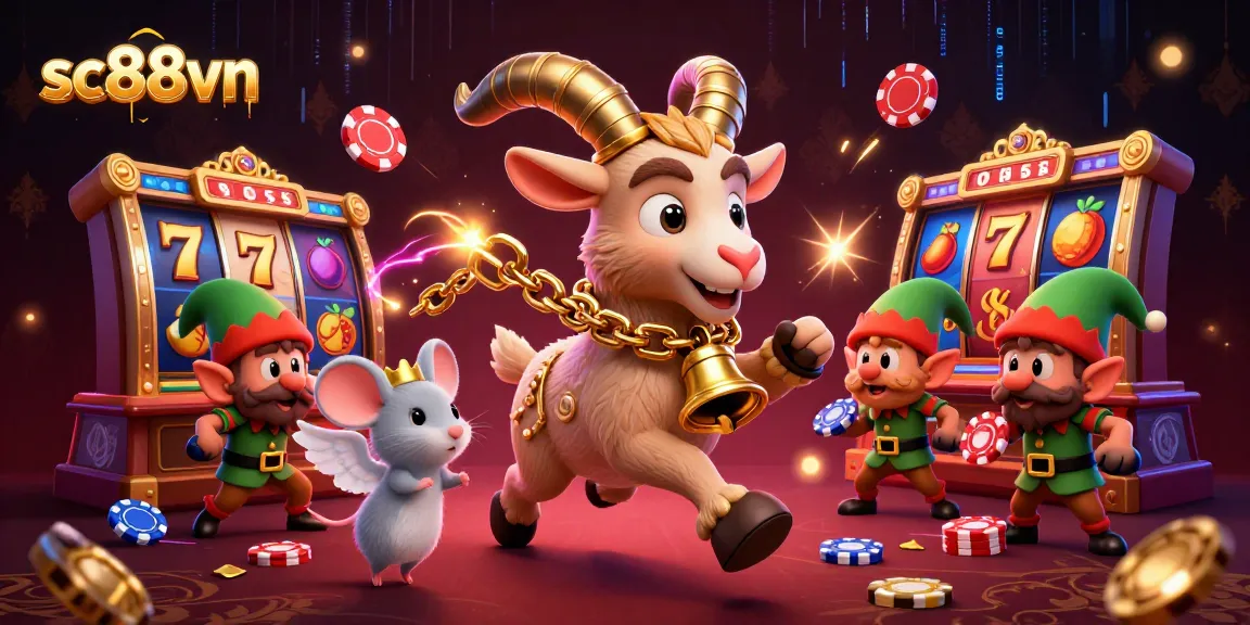 Experience thrilling gameplay at sc88vn with our festive casino scene filled with excitement.