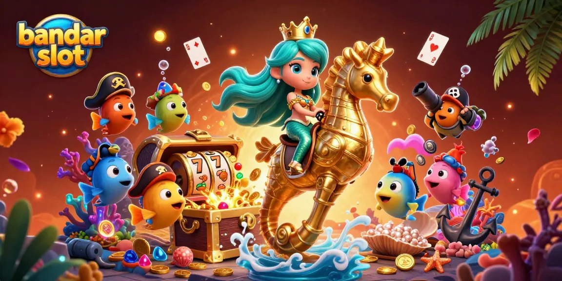 Rasakan keseruan bandar slot dengan ilustrasi ratu duyung dan permainan slot yang menakjubkan.