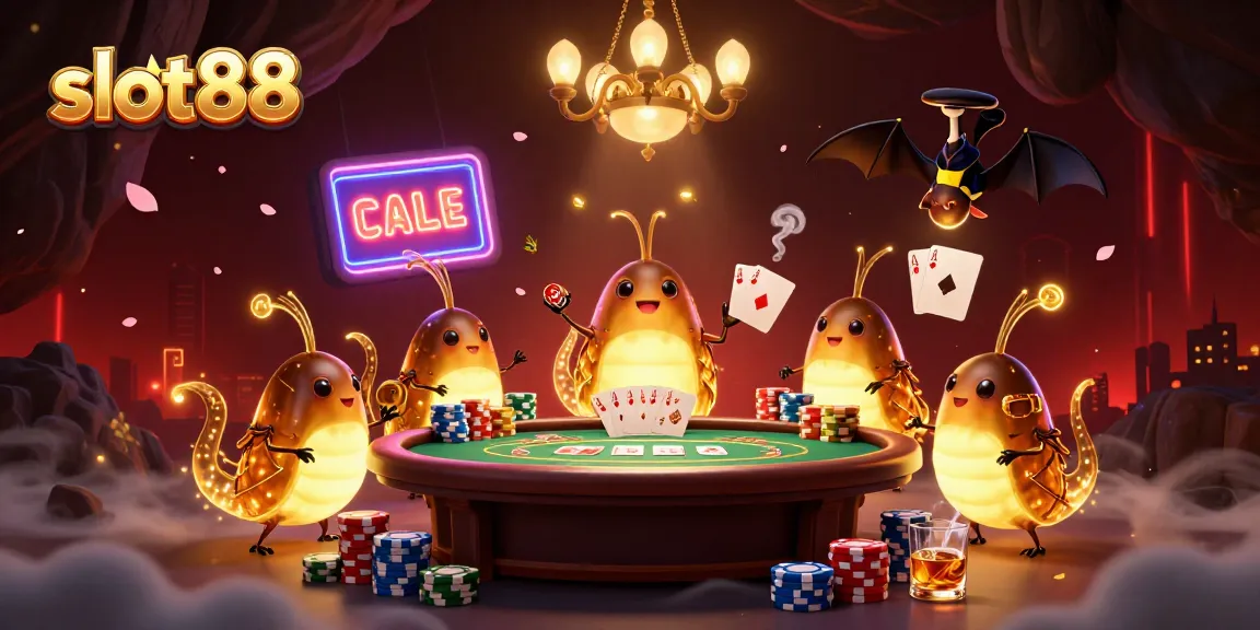 Menggairahkan permainan slot88 bersama karakter kasino yang penuh warna.