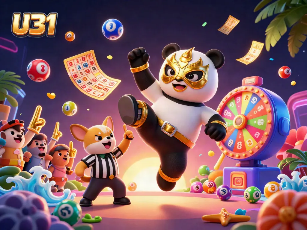 U31 engaging players with exciting casino action in a vibrant gaming scene.