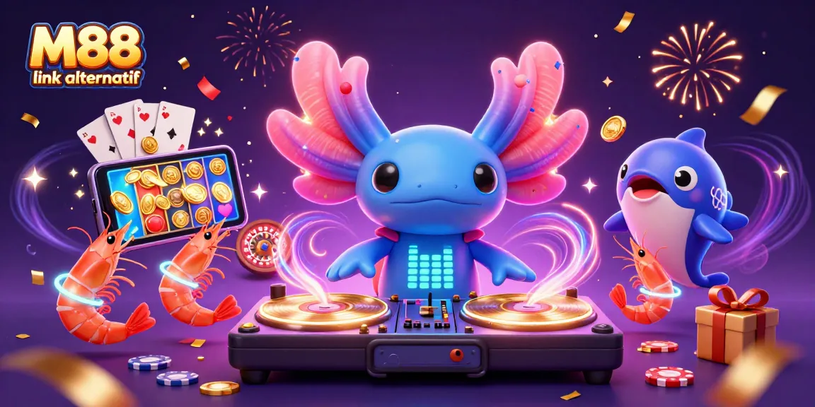 Experience M88 link alternatif with thrilling casino action, vibrant characters, and dynamic game elements.