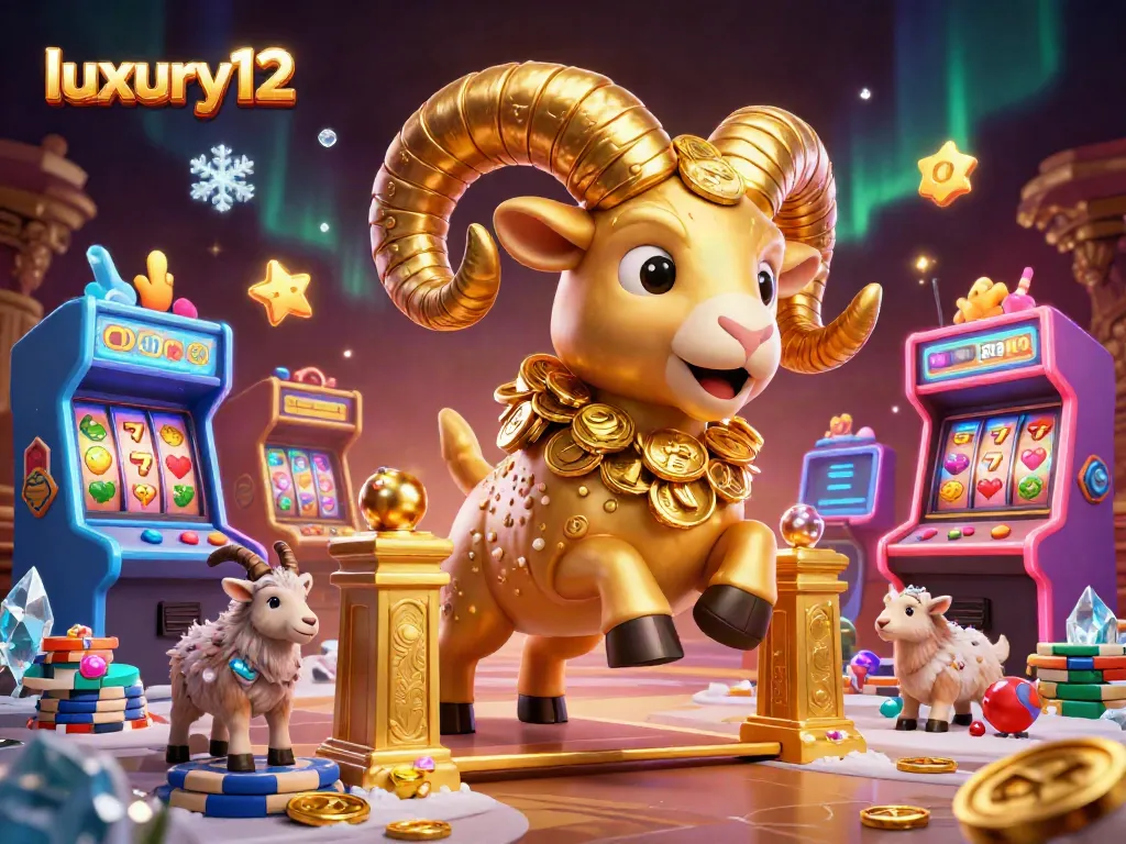 Gambarlah dengan elemen kasino modern yang memperlihatkan luxury12 saat memulai permainan jackpot.