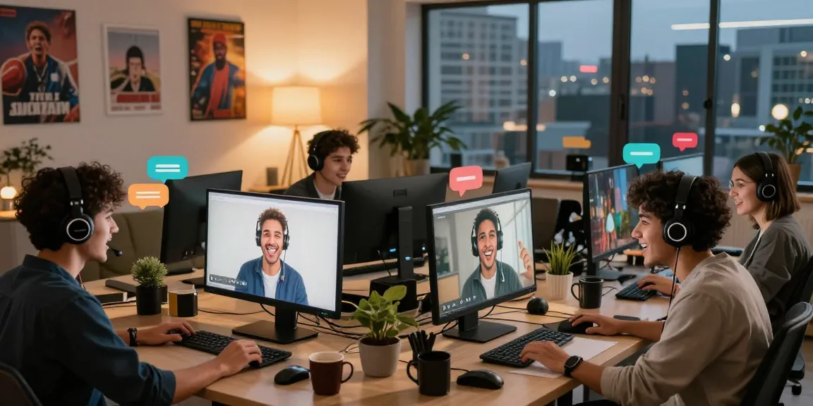 Engaging online community in شات الخليج showcasing diverse users interacting in a cozy chat room.
