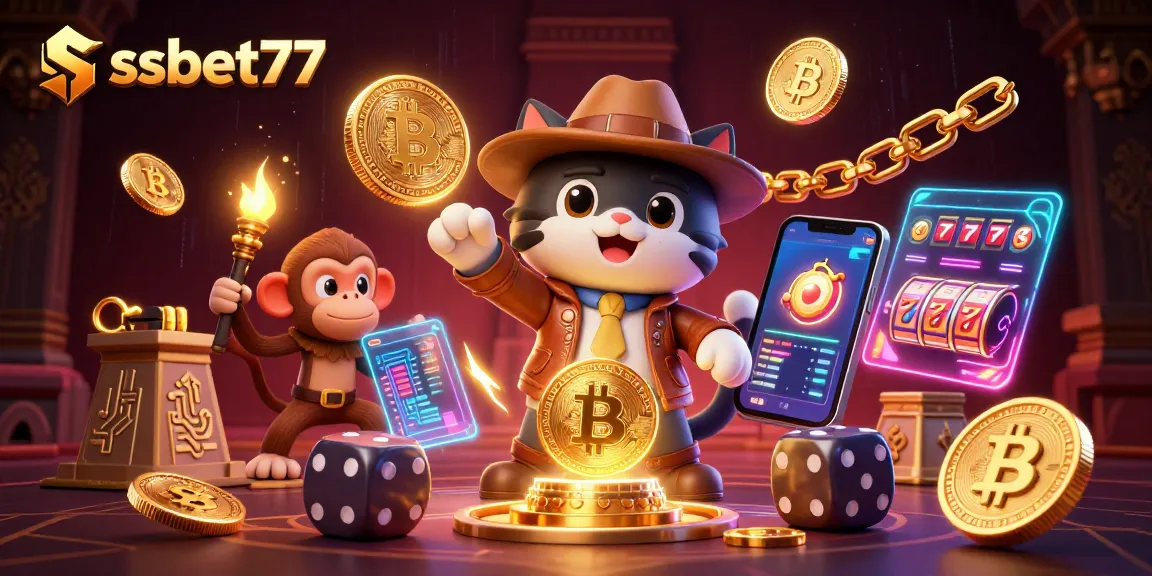 Experience the thrill of winning at ssbet77 with an adventure-themed casino illustration.