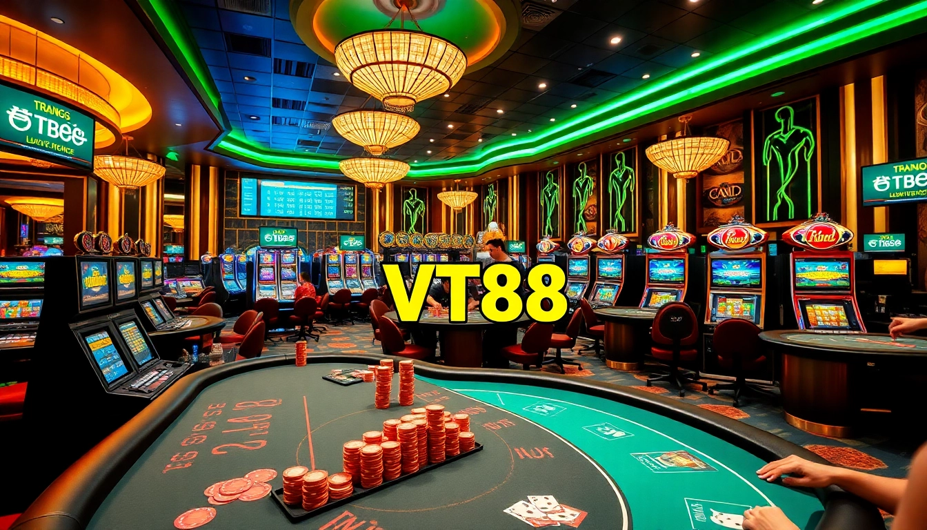 Engage in high-stakes gaming at TRANG CHỦ VT88 casino, featuring dynamic tables and thrilling visuals.