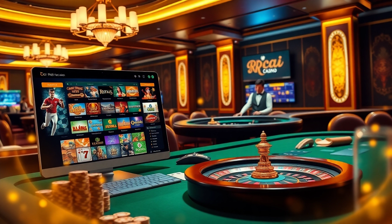 Experience the excitement of Nhà Cái RR88 with a luxurious online casino interface showcasing sports betting and gaming.