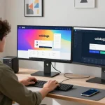 Seamless coloksgp login process in a modern tech workspace